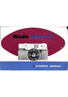 Minolta Uniomat 3 manual. Camera Instructions.